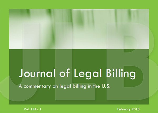 The Journal of Legal Billing